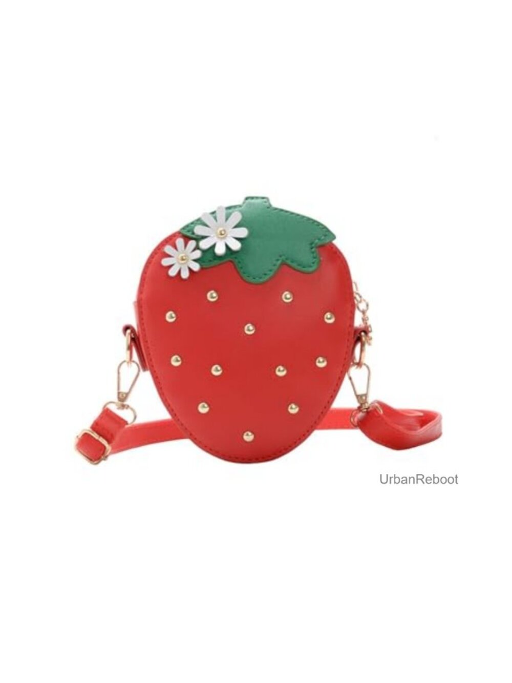 SJkunni Little Girls Strawberry Purse Crossbody Bag for Toddlers